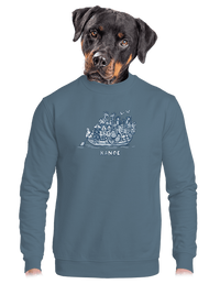 unisex mikina bez kapucne