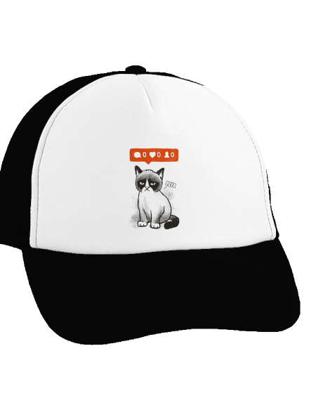 Grumpy šiltovka truckerka Black cap