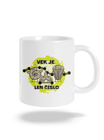Vek je len číslo klasický hrnček White