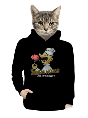 dámska mikina klokanka