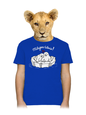 Milujem túlenie detské tričko Royal Blue