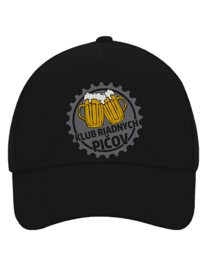 Klub riadnych pičov šiltovka baseballka Black