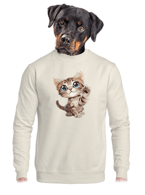 unisex mikina bez kapucne