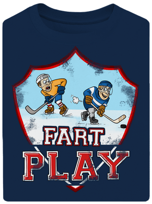 Fart Play unisex tričko oversized Midnight Blue