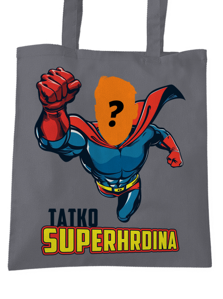 Tatko superhrdina taška Graphite grey