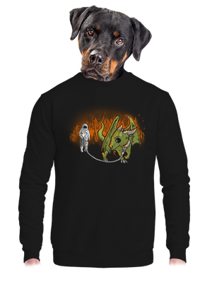 unisex mikina bez kapucne