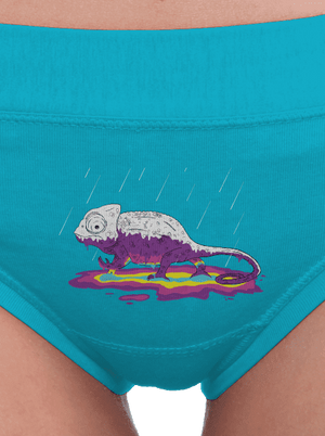 Odkryté tajomstvo dámske nohavičky Turquoise