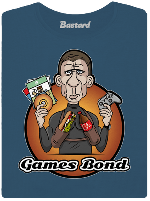 Games Bond dámske tričko prémium Petrol Blue