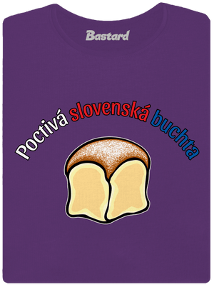 Poctivá buchta a klobása dámske tričko prémium Purple