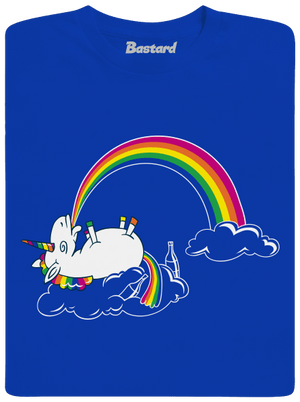 Tajomstvo dúhy pánske dlhý rukáv Royal Blue