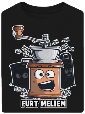 Mlynček unisex tričko oversized Black