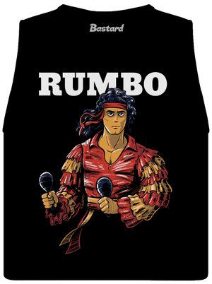 Rumbo dámske tielko voľné Black