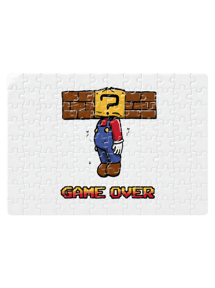 Game Over puzzle White