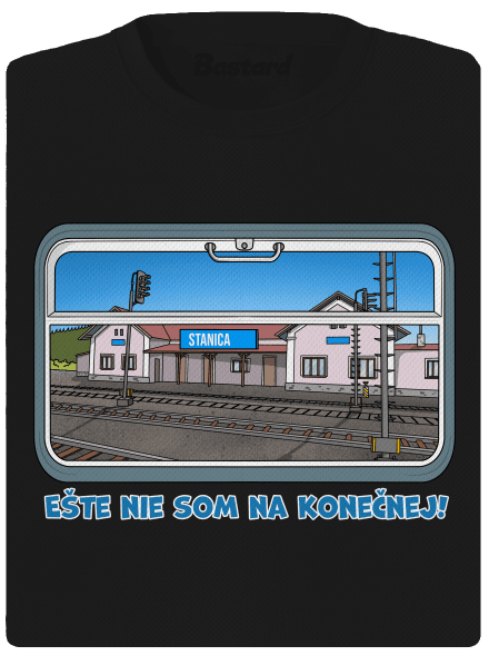 Nie som na konečnej dámske športové tričko Black