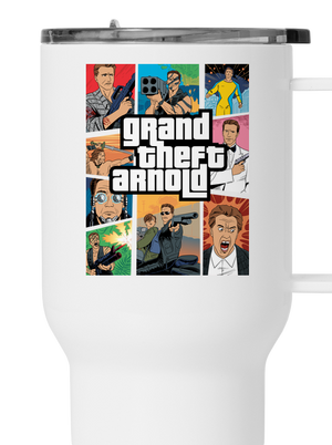 Grand Theft Arnold termohrnček White