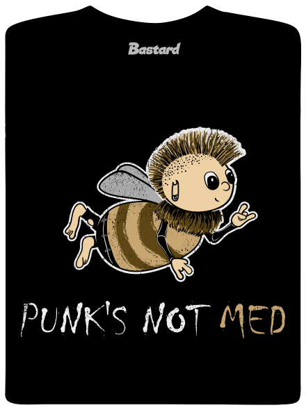 Punks Not Med detské tričko Black