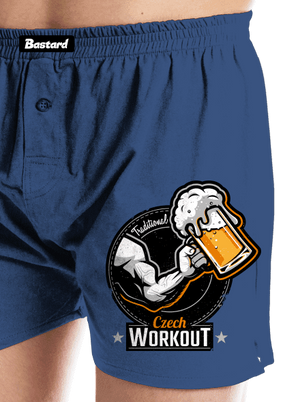 Czech workout pánske trenky Blue