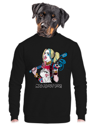 unisex mikina bez kapucne