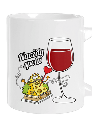 Navždy spolu veľký hrnček White