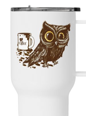 Sova na kofeínu termohrnček White