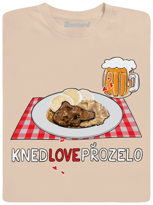 Knedlo vepřo zelo pánske tričko Sand