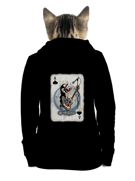 Ace of Spades dámska mikina na zips Black