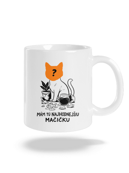 Mám najhodnejšiu mačičku klasický hrnček White