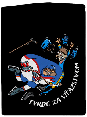 Tvrdo za víťazstvom dámska mikina na zips Black