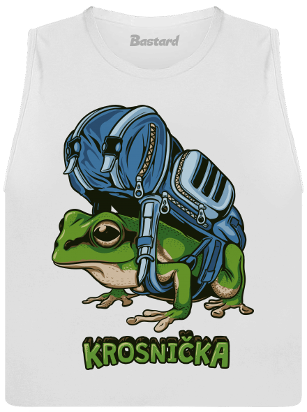 Krosnička dámske tielko voľné White