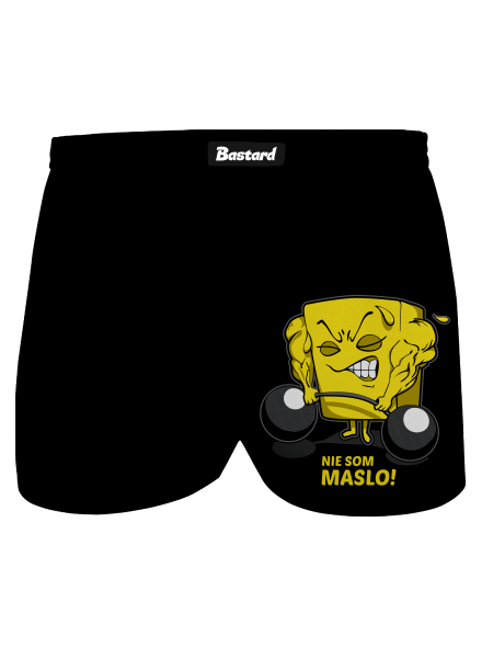 Nie som maslo pánske trenky Black