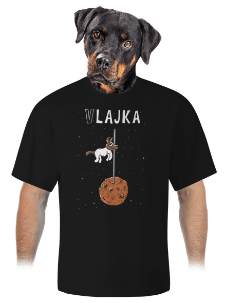 Vlajka unisex tričko oversized Black