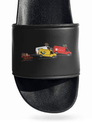 Santa se soby šľapky Black