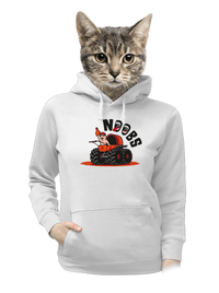 dámska mikina klokanka