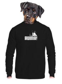 unisex mikina bez kapucne