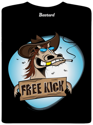 Free kick detské tričko Black