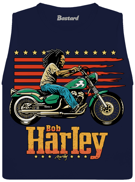 Bob Harley dámske tielko voľné Navy