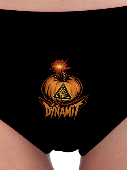 Dýňamit dámske nohavičky Black