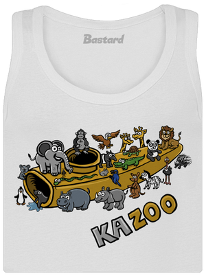 KaZoo dámske tielko klasické White