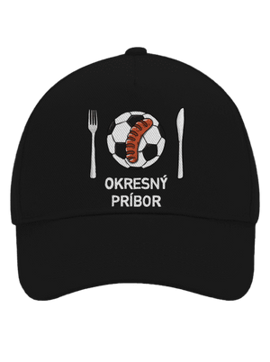 Okresný príbor šiltovka baseballka Black