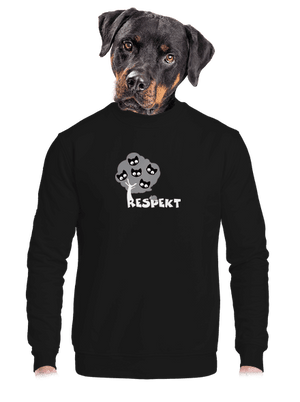 unisex mikina bez kapucne
