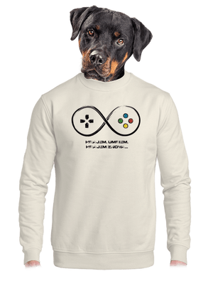 unisex mikina bez kapucne