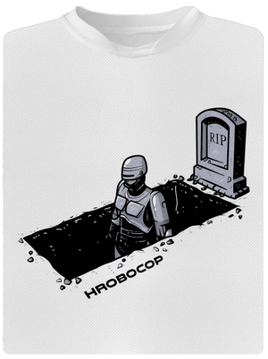 Hrobocop detské športové tričko White