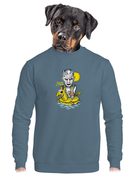 Summer is coming 2 unisex mikina bez kapucne Nordic Blue