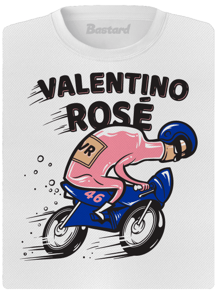 Valentino Rosé dámske športové tričko White