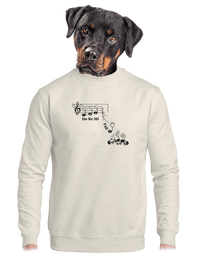 unisex mikina bez kapucne