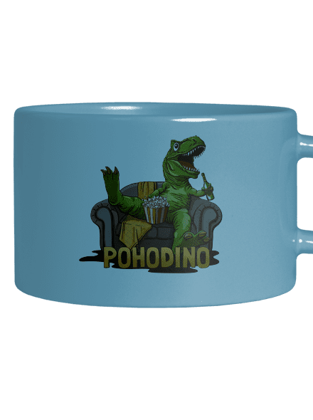 Pohodino hrnček makronka Blue Macaron