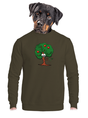 unisex mikina bez kapucne