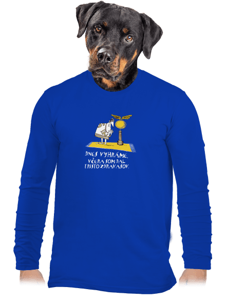 Dnes vyhráme pánske dlhý rukáv Royal Blue