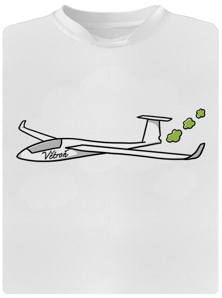 Větroň detské športové tričko White