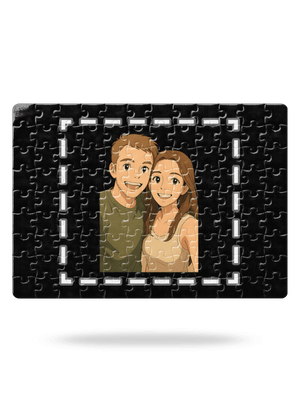 Ghibli efekt z vlastnej fotky puzzle White